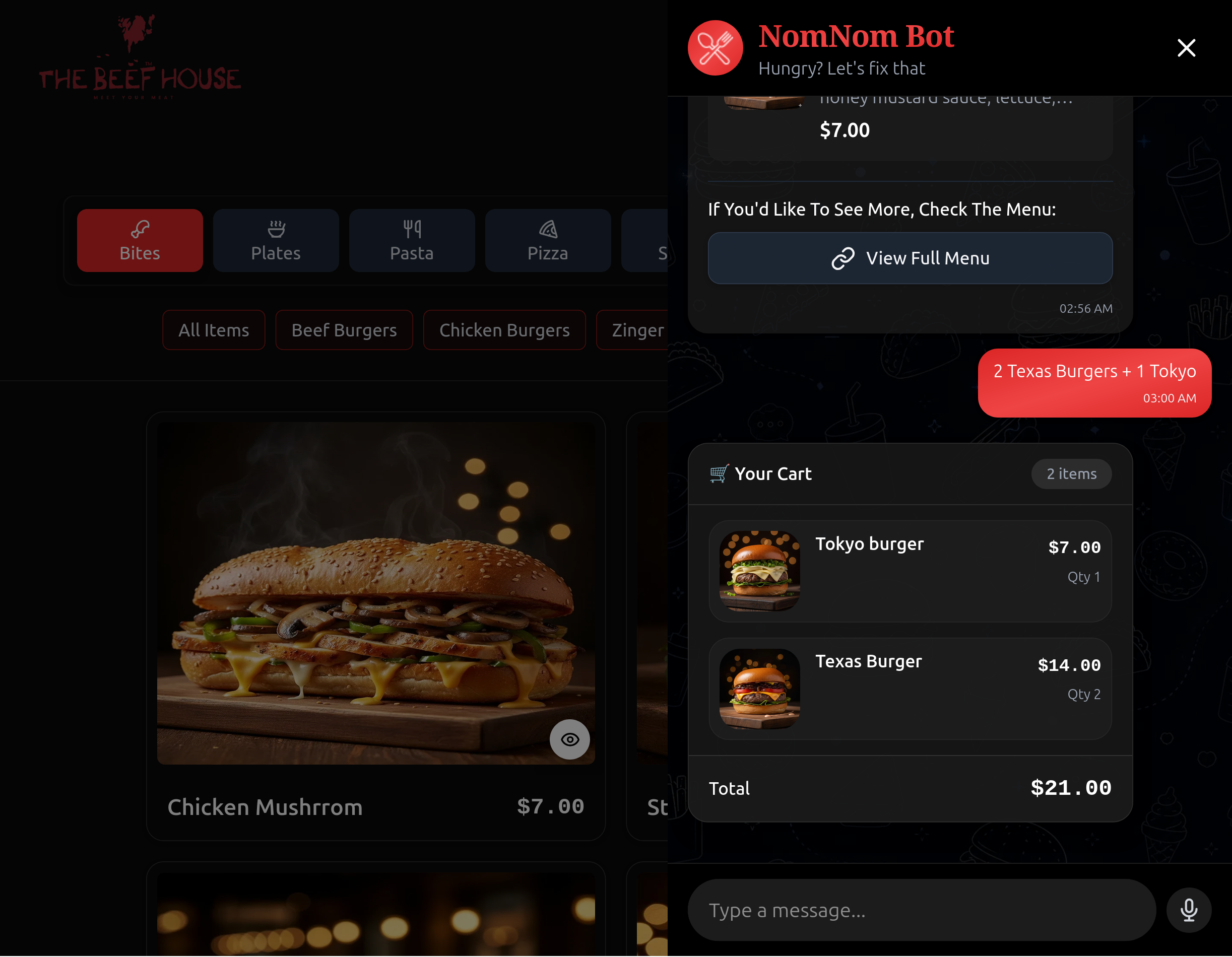 AI Chatbots for Menus & Products — 2